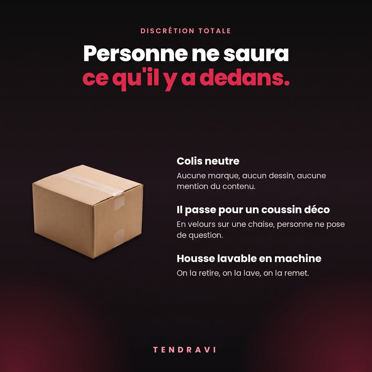 Livraison discrète Tendravi